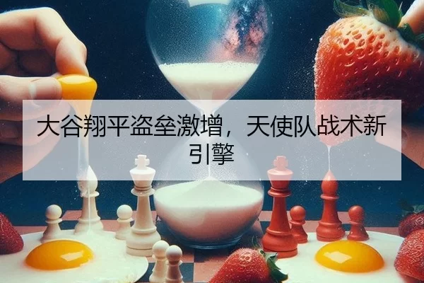 大谷翔平盗垒激增，天使队战术新引擎
